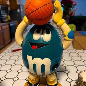Vintage Blue M&M Candy Dispenser